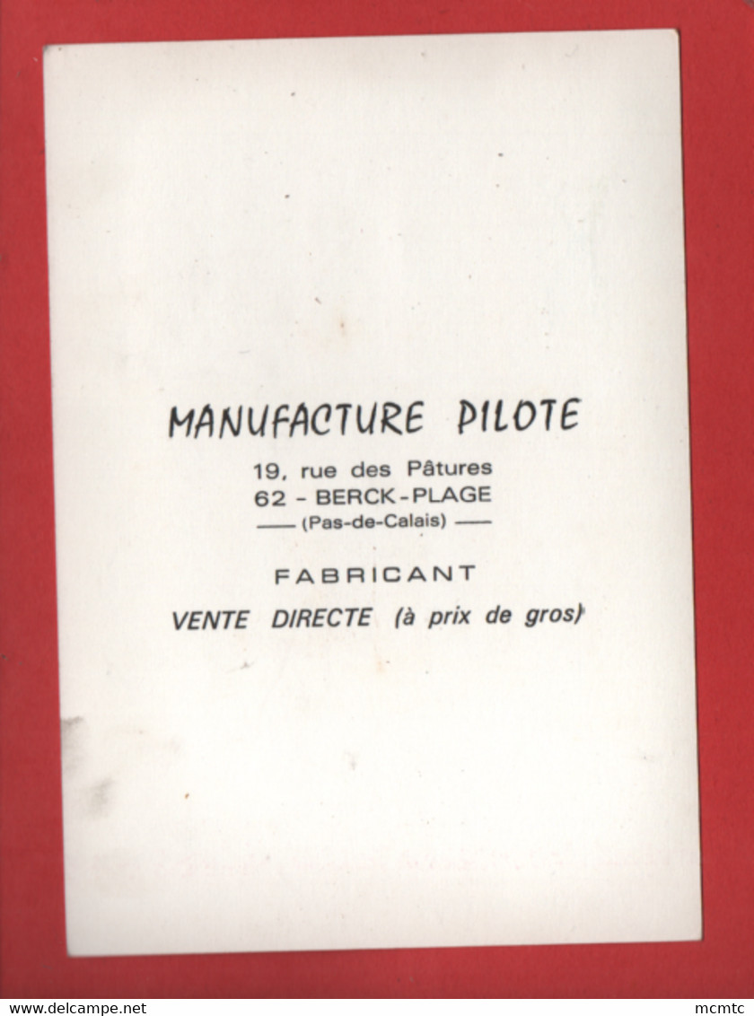 CPM  Verso Pas Carte Postale - "L'Orchestre De Table"  - Les Deux Sujets    ( Manufacture Pilote  Berck Plage ) - Berck