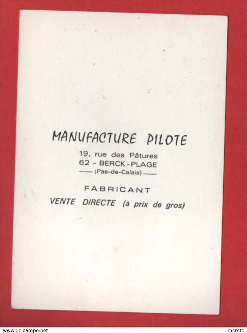 CPM  Verso Pas Carte Postale - Les Cendriers De L'Empereur - L'Aigle - L'Aiglon -( Manufacture Pilote  Berck Plage ) - Berck