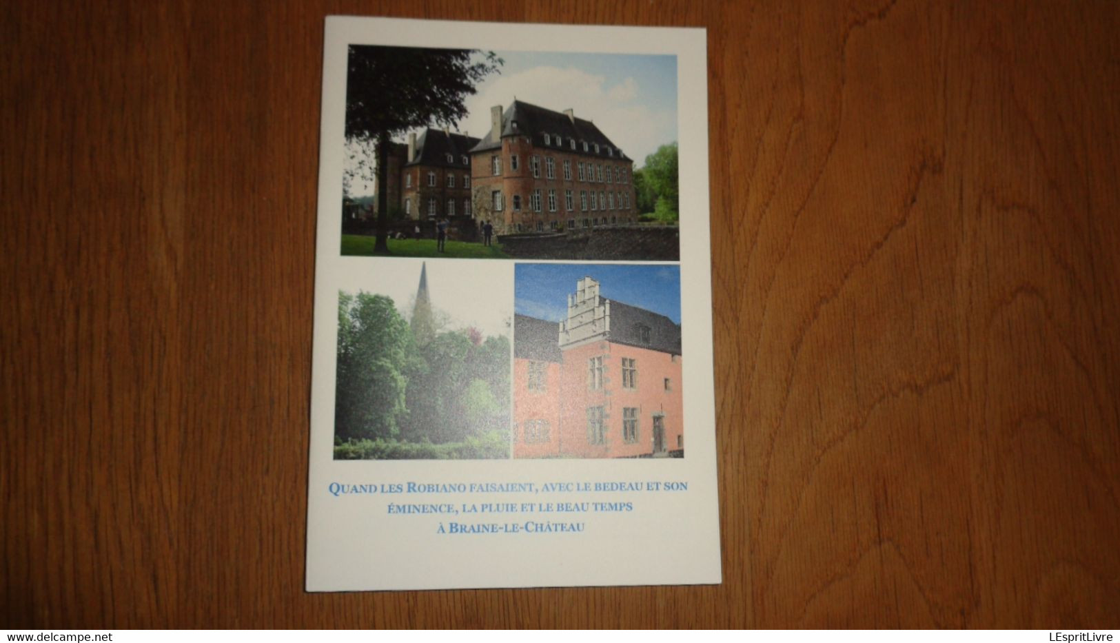 REVUE D' HISTOIRE RELIGIEUSE DU BRABANT WALLON 33 - 2 Régionalisme Quand Les Robiano Château Braine Le Château - Belgique