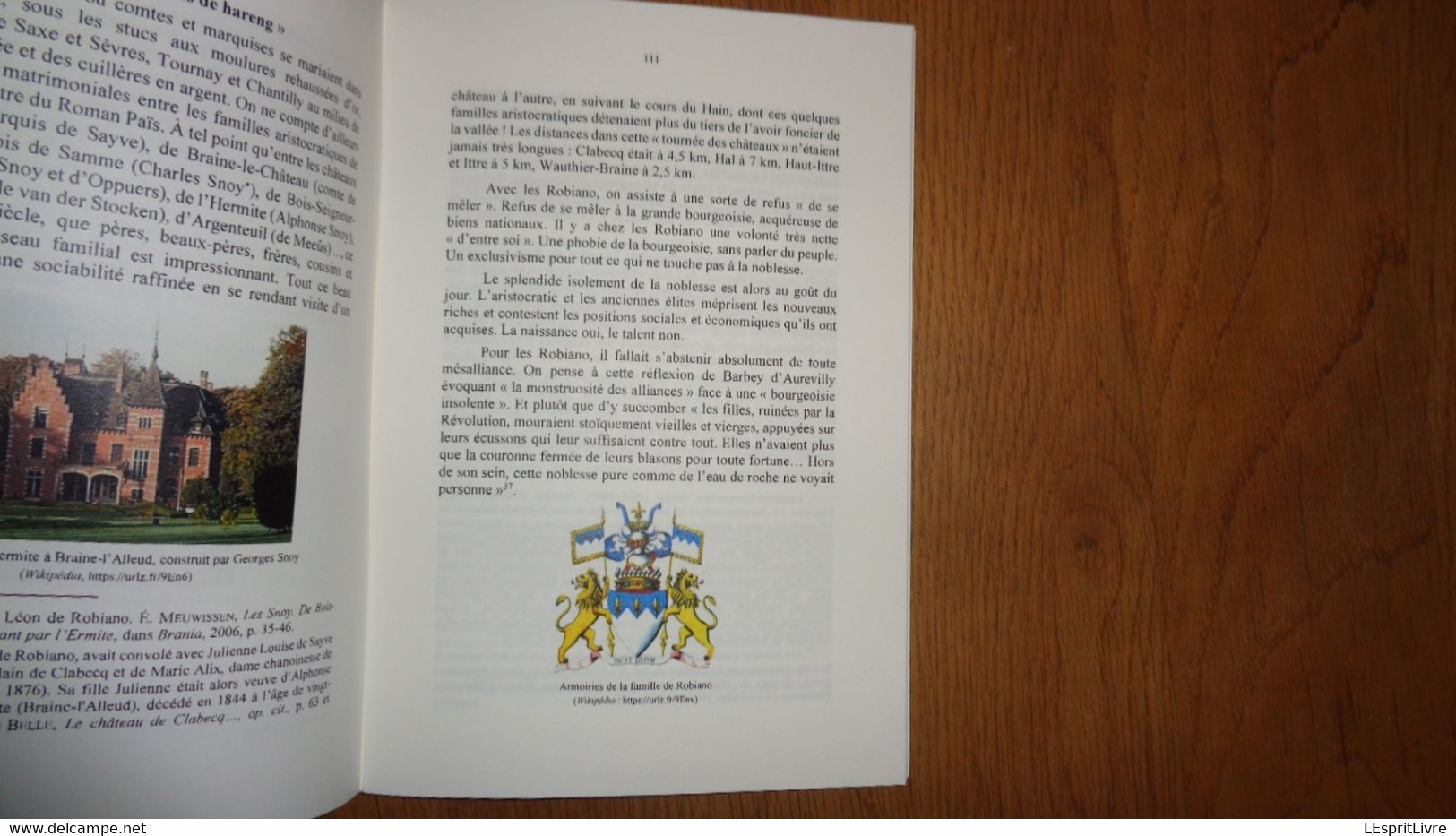 REVUE D' HISTOIRE RELIGIEUSE DU BRABANT WALLON 33 - 2 Régionalisme Quand Les Robiano Château Braine Le Château