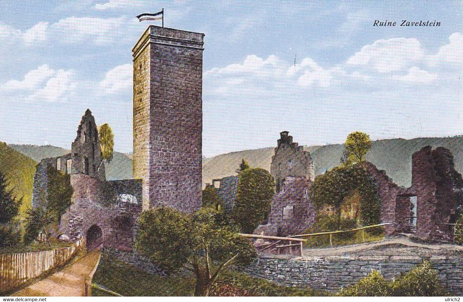 AK Ruine Zavelstein - Ca. 1910  (58423) - Bad Teinach