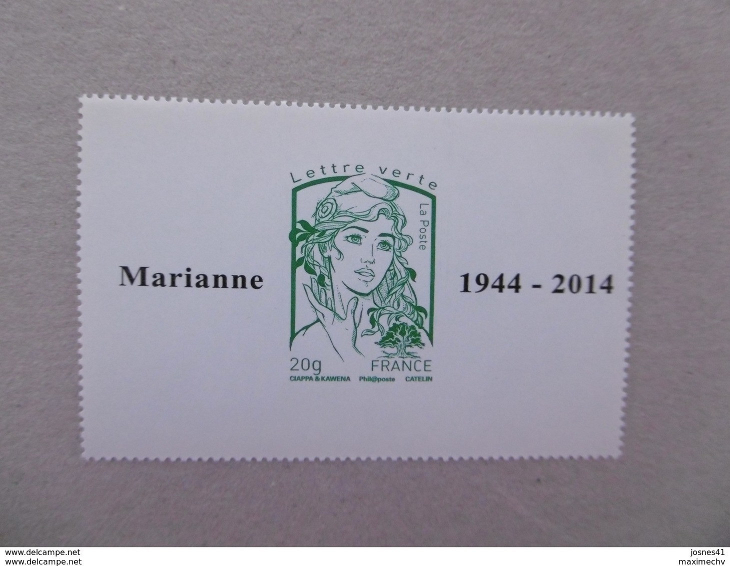 FRANCE 2013   P 4774B * *    MARIANNE DE LA JEUNESSE - Mint/Hinged