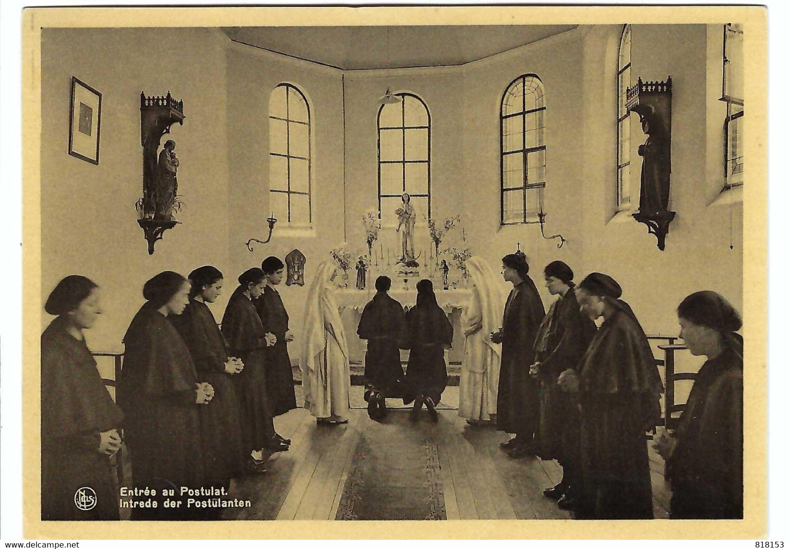 Gooreind  Franciscanessen Missionarissen V Maria,Noviciaat Gooreind-Wuestwezel Entrée Au Postulat - Wuustwezel