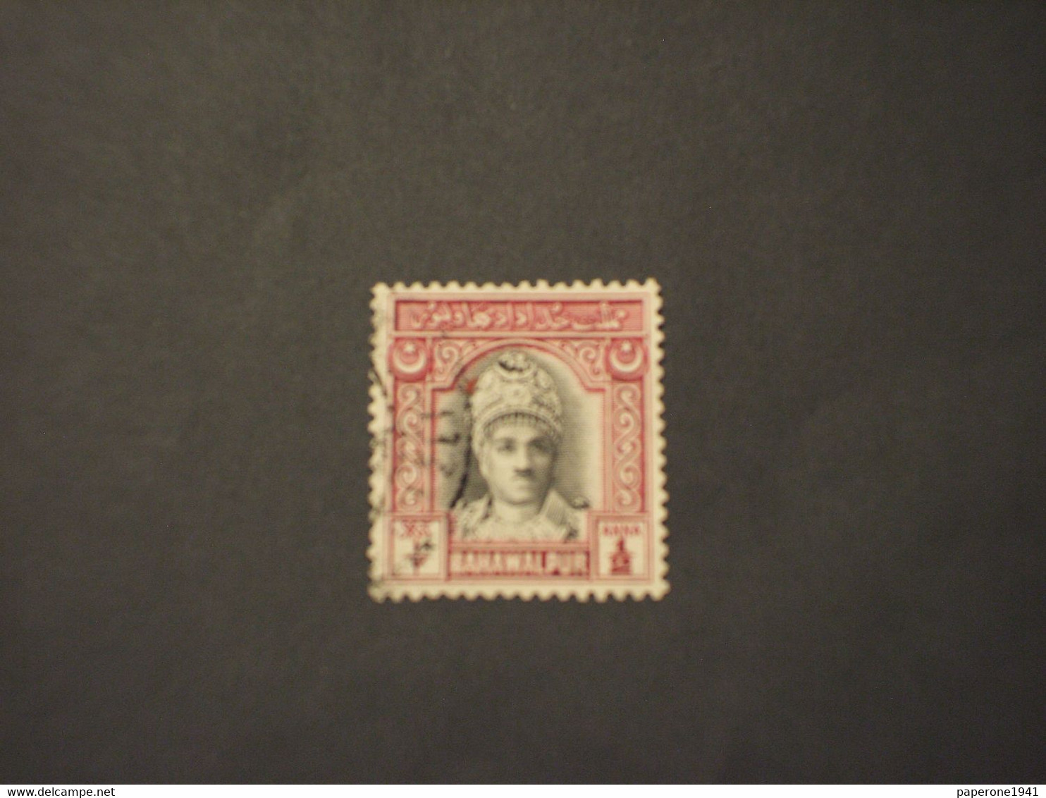 BAHAWALPUR -  1948 SULTANO  1/2 A.. - TIMBRATO/USED - Bahawalpur