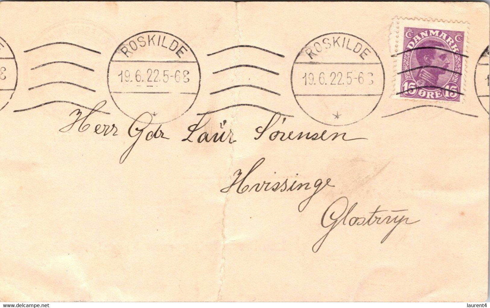(3 C 10)  Denmark - Posted 1922 ? - Other & Unclassified
