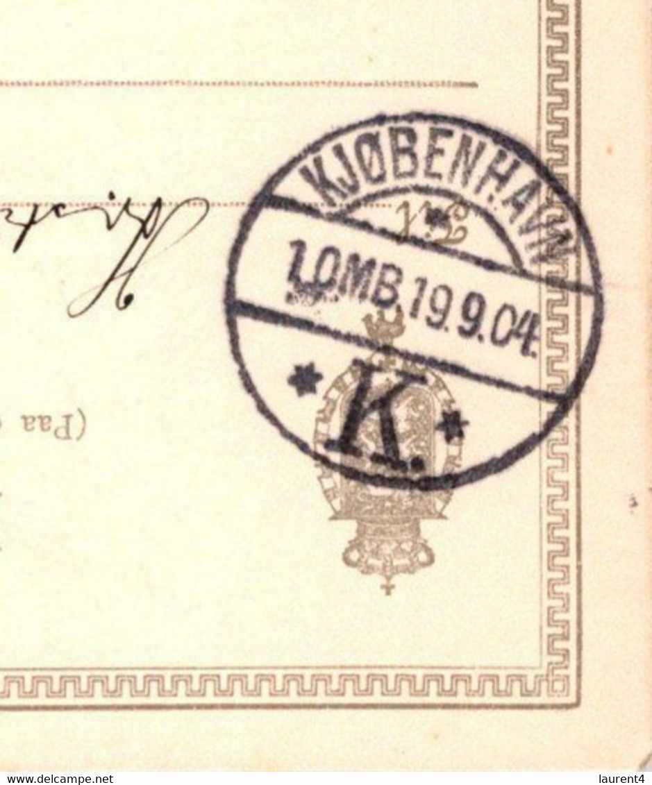 (3 C 10)  Denmark - Posted 1907 - BREVKORT - Other & Unclassified