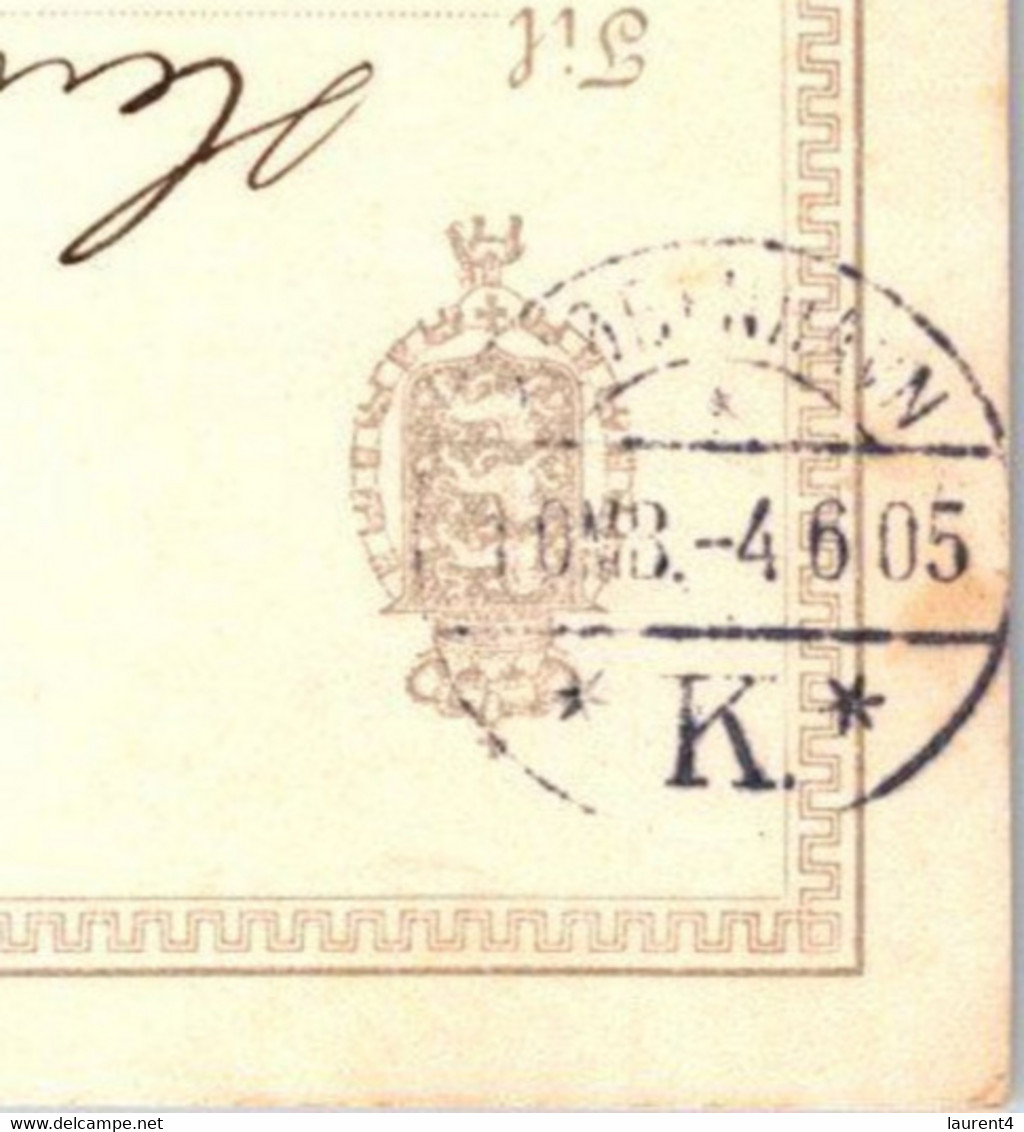 (3 C 10)  Denmark - Posted 1905 ? - BREVKORT - Sonstige & Ohne Zuordnung