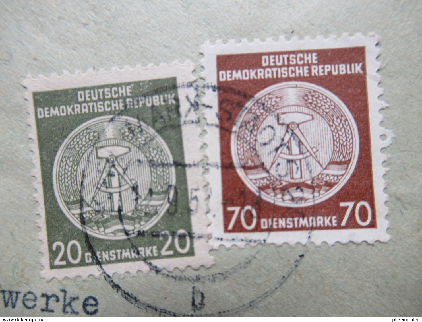 DDR Dienst Einschreiben Gestempelter R-Zettel Karl-Marx-Stadt 24 Umschlag Wiratex Wirkwaren Nach Lichtenstein Sachsen - Otros & Sin Clasificación