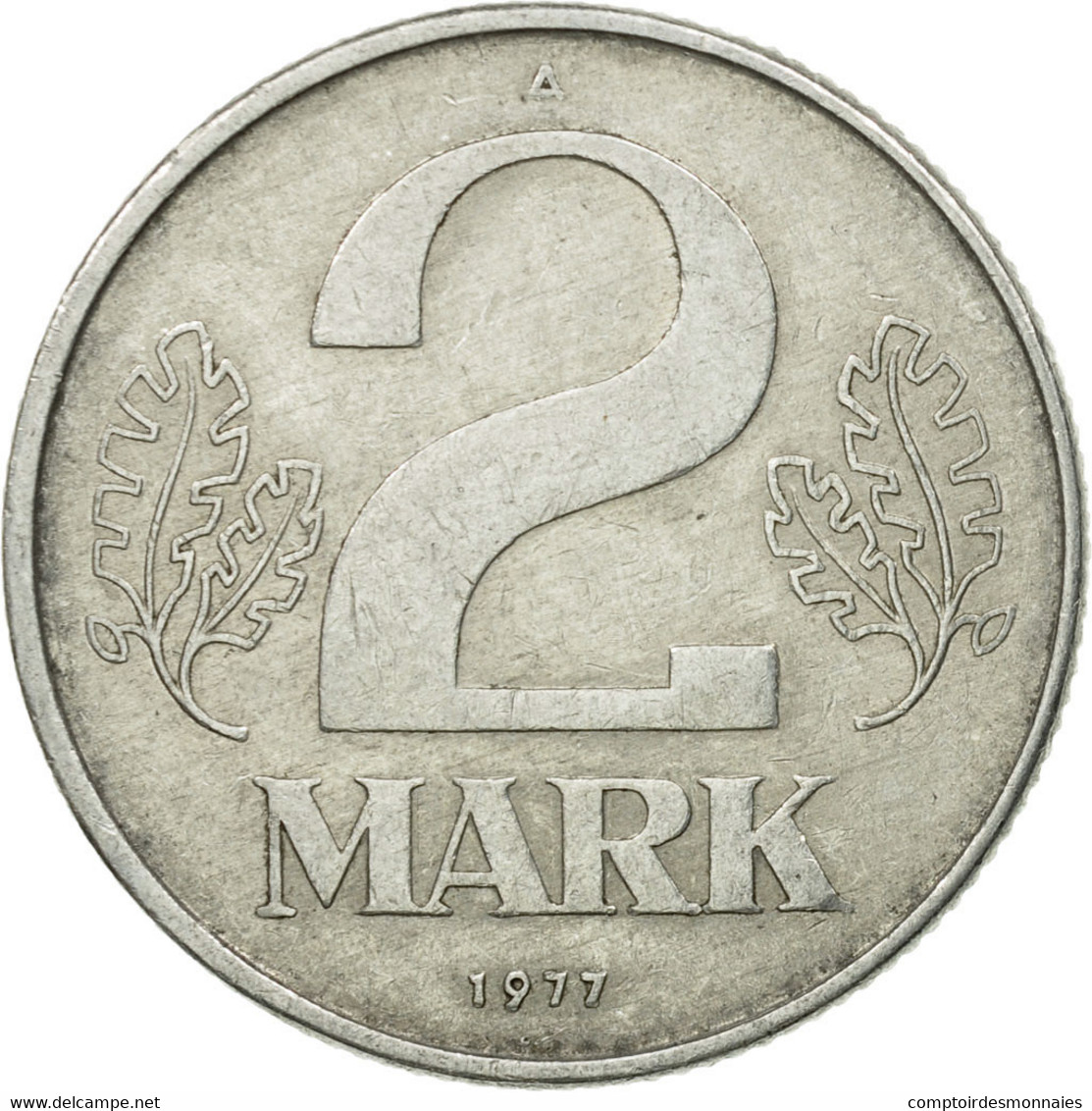 Monnaie, GERMAN-DEMOCRATIC REPUBLIC, 2 Mark, 1977, Berlin, TTB, Aluminium, KM:48 - 2 Marcos