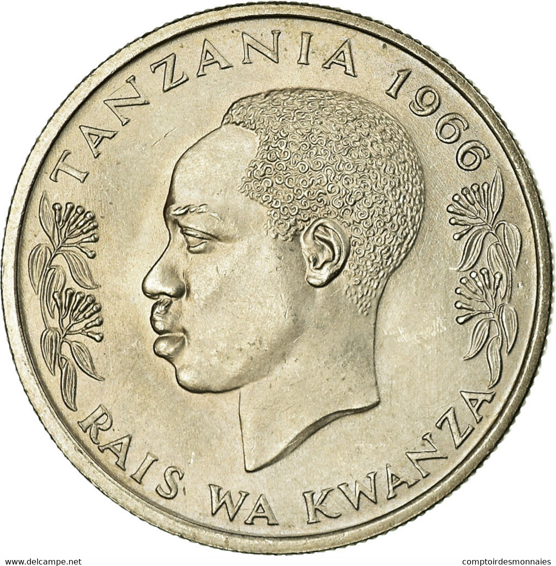 Monnaie, Tanzania, 50 Senti, 1966, SUP, Copper-nickel, KM:3 - Tanzanía