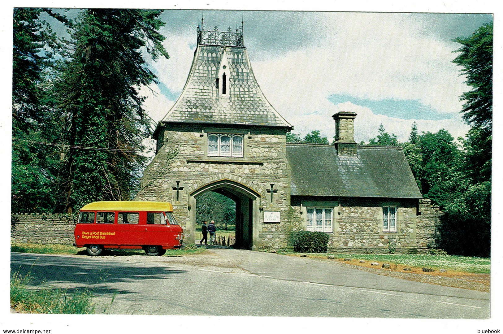 Ref 1503 - Postcard - Usk - Bettws Newydd Postbus At Llanarth Court Raglan - Monmouthshire Wales - Monmouthshire