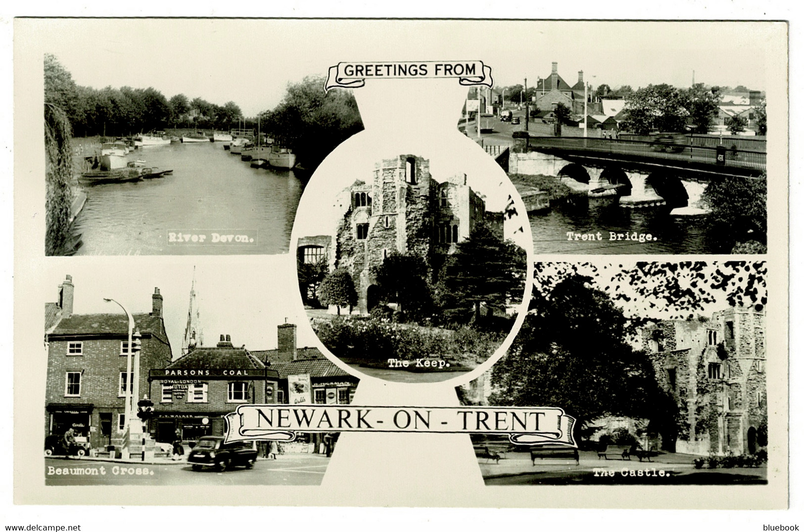 Ref 1504 - Real Photo Multiview Postcard - Parsons Coal ++ Newark-on-Trent Nottinghamshire - Andere & Zonder Classificatie