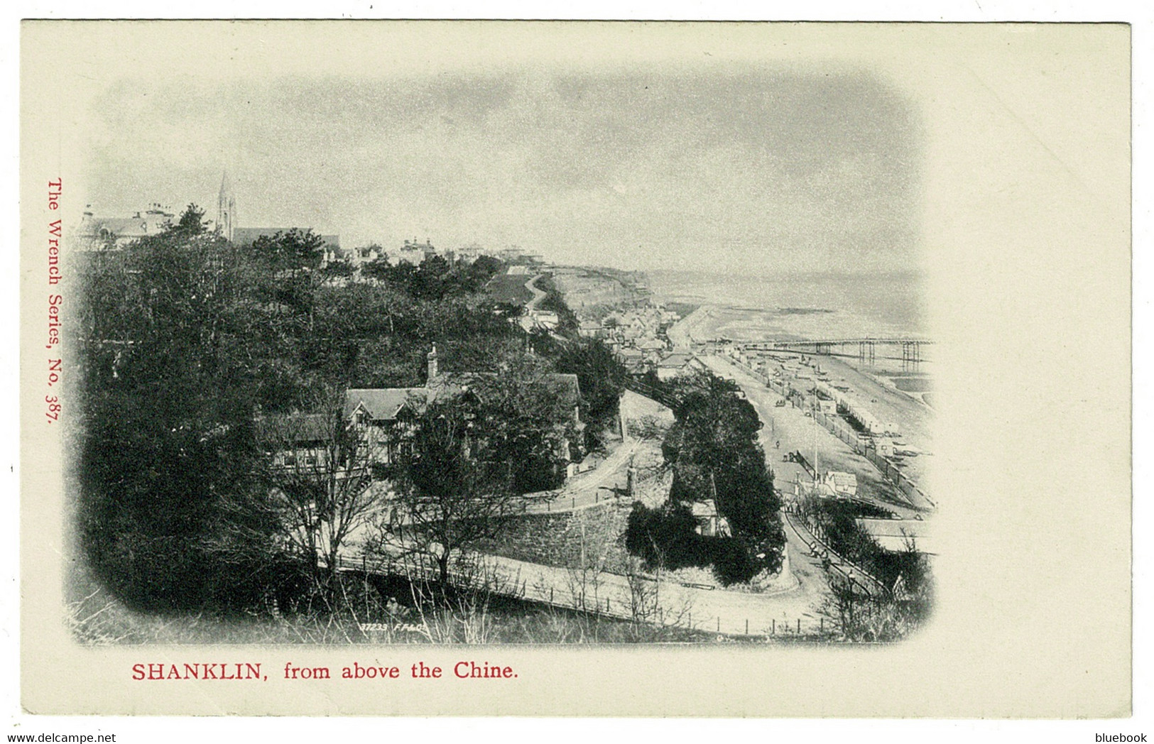Ref  1505  -  Early Wrench Postcard - Shanklin From Above The Chine - Isle Of Wight - Autres & Non Classés