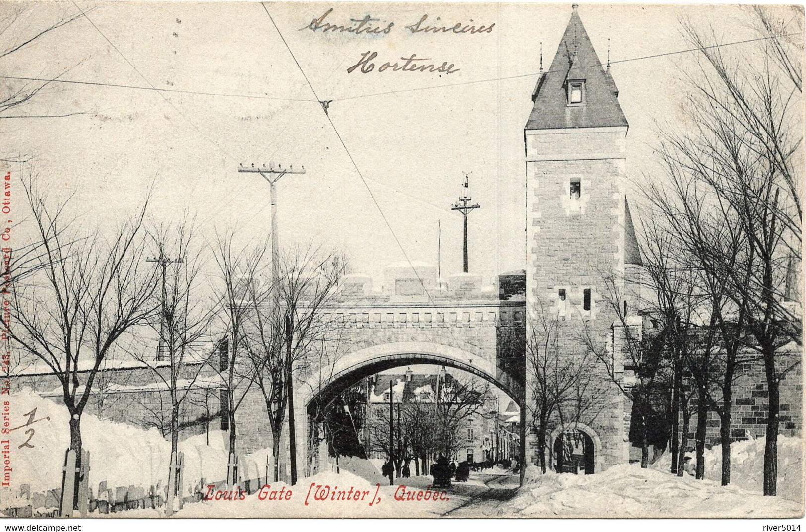 QUEBEC Louis Gate (Winter) - Québec – Les Portes