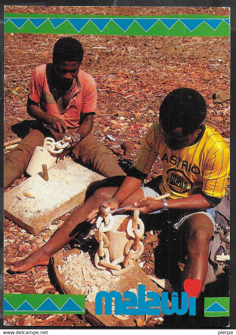 MALAWI - ARTIGIANI - VIAGGIATA VIA AEREA 1992 - Malawi