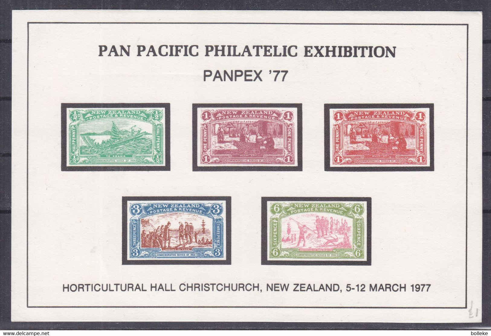 Nouvelle Zélande - Document De 1977 ° - Expo Philatélique Panpex 77 - - Lettres & Documents