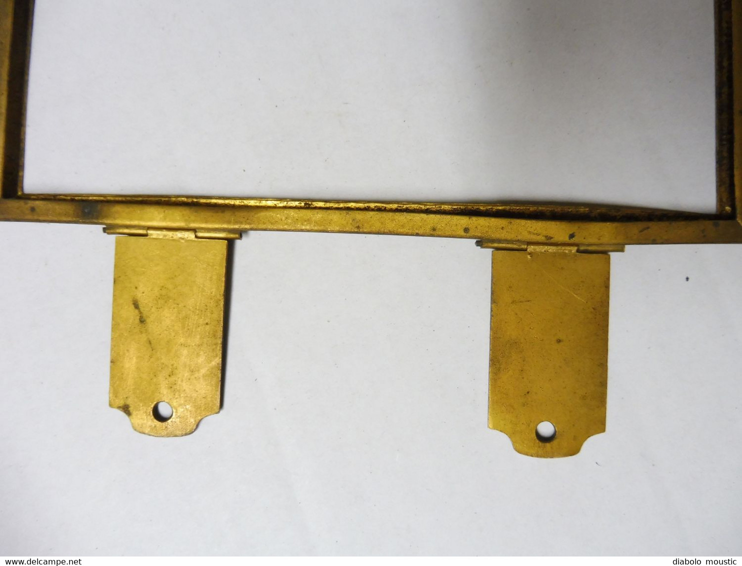 Article en cuivre doré,  d'accessoires anciens photographiques genre daguerréotype (non défini)