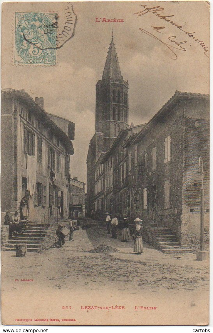 09 LEZAT-sur-LEZE  L'Eglise - Lezat Sur Leze