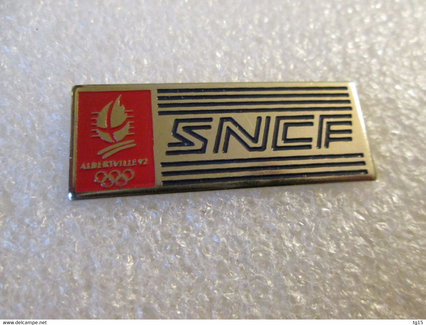 PIN'S    SNCF  JEUX OLYMPIQUES  ALBERTVILLE - Jeux Olympiques