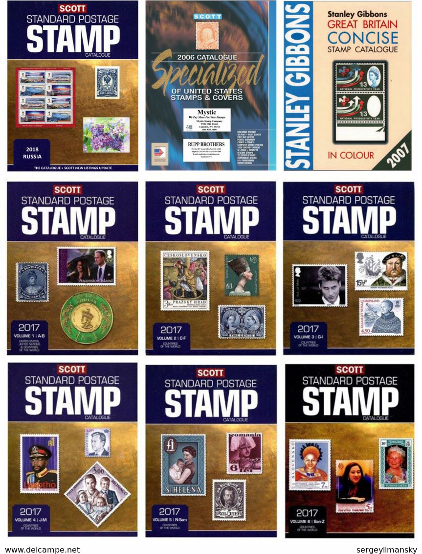 SCOTT Stamp Catalogue Worldwide Set In PDF Download Now! Catalogue Des Timbres Poste - Estados Unidos