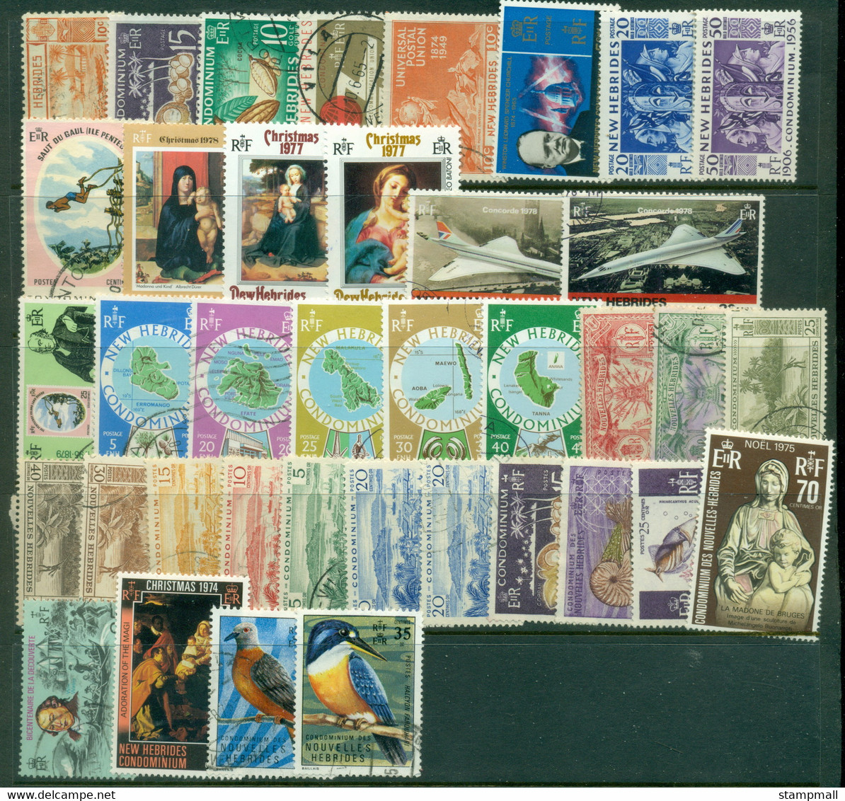 New Hebrides (Br) 1930's On Assorted Oddments, Some (Fr) FU - Andere & Zonder Classificatie