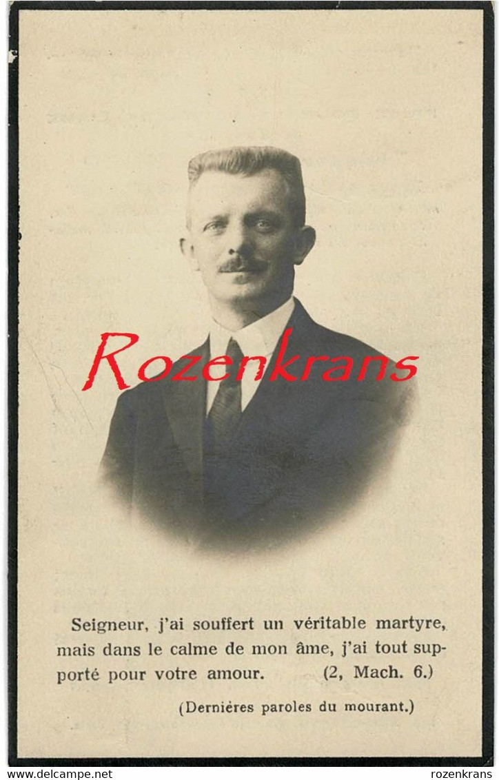 Theodore Knop Marguerite Reynaert Uccle Bruxelles 1925 Foto Photo Doodsprentje Bidprentje Image Mortuaire - Imágenes Religiosas