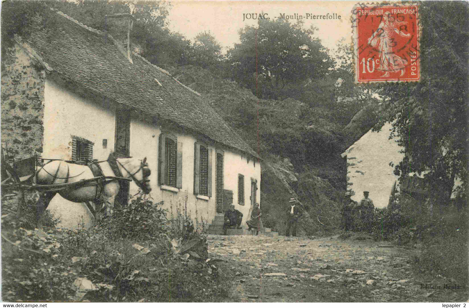 36 INDRE  Lot De 15 CPA En Partie Décollées Jouac Chaillac St Benoit Bonneuil Le Blanc Argenton Gargilesse - Altri & Non Classificati