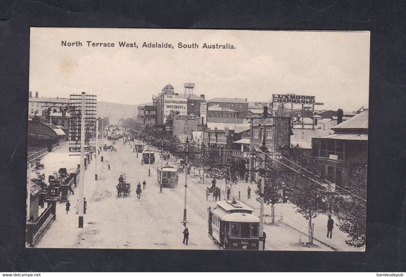 Australie SA Adelaide North Terrace West ( Animée Tramway   49315) - Adelaide