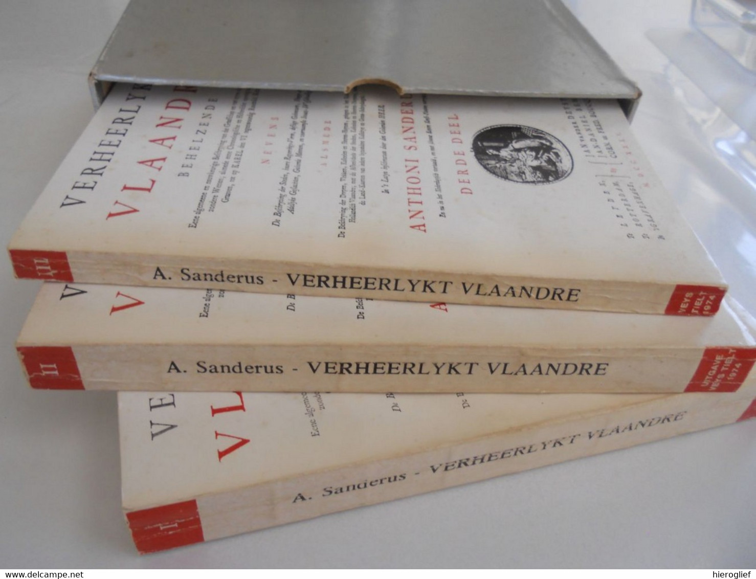 VERHEERLYKT VLAANDRE Door A. Sanderus 3 Delen Antonius Vlaanderen - Histoire