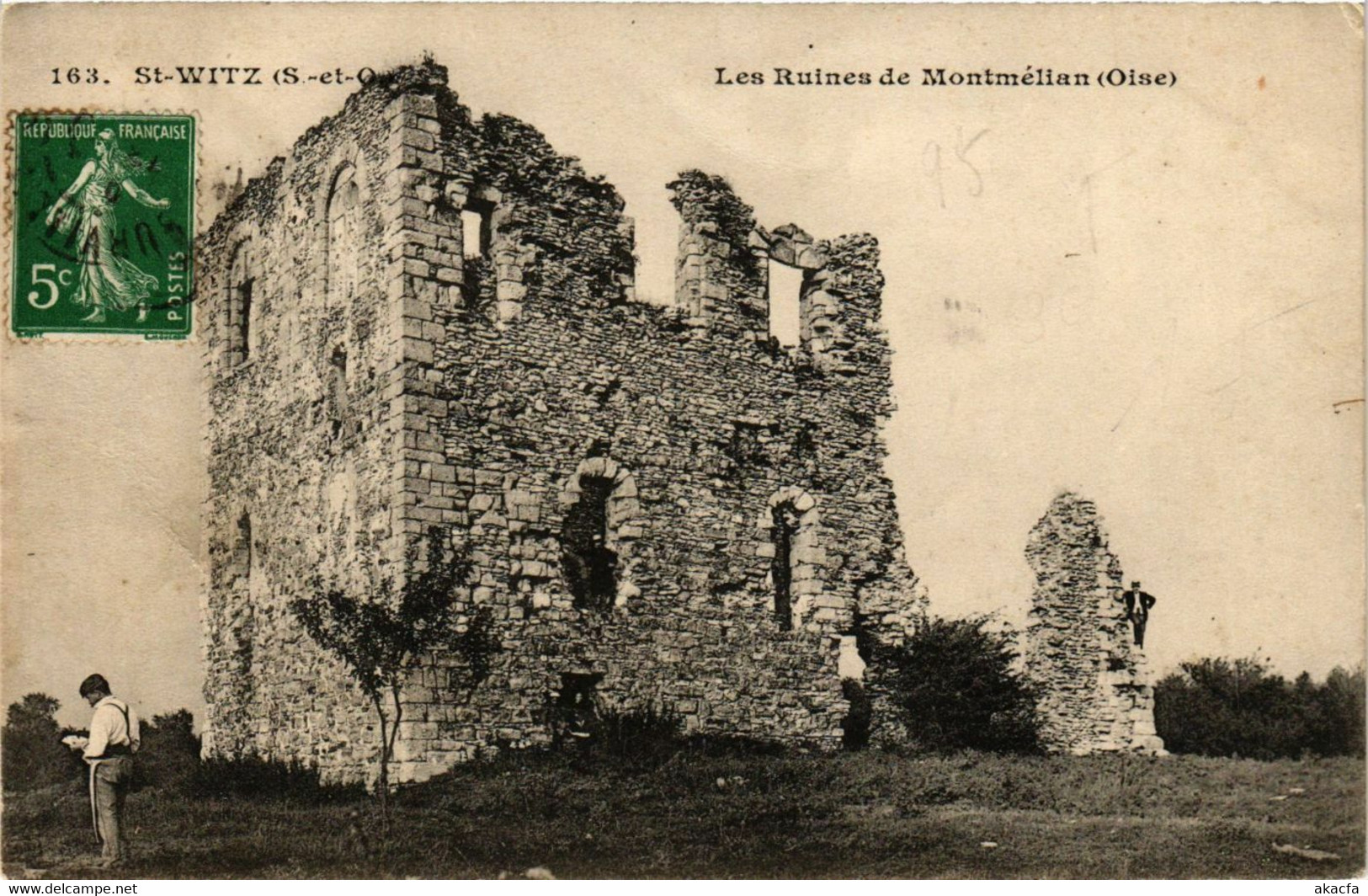 CPA St-WITZ - Les Ruines De Montmélian (380762) - Saint-Witz