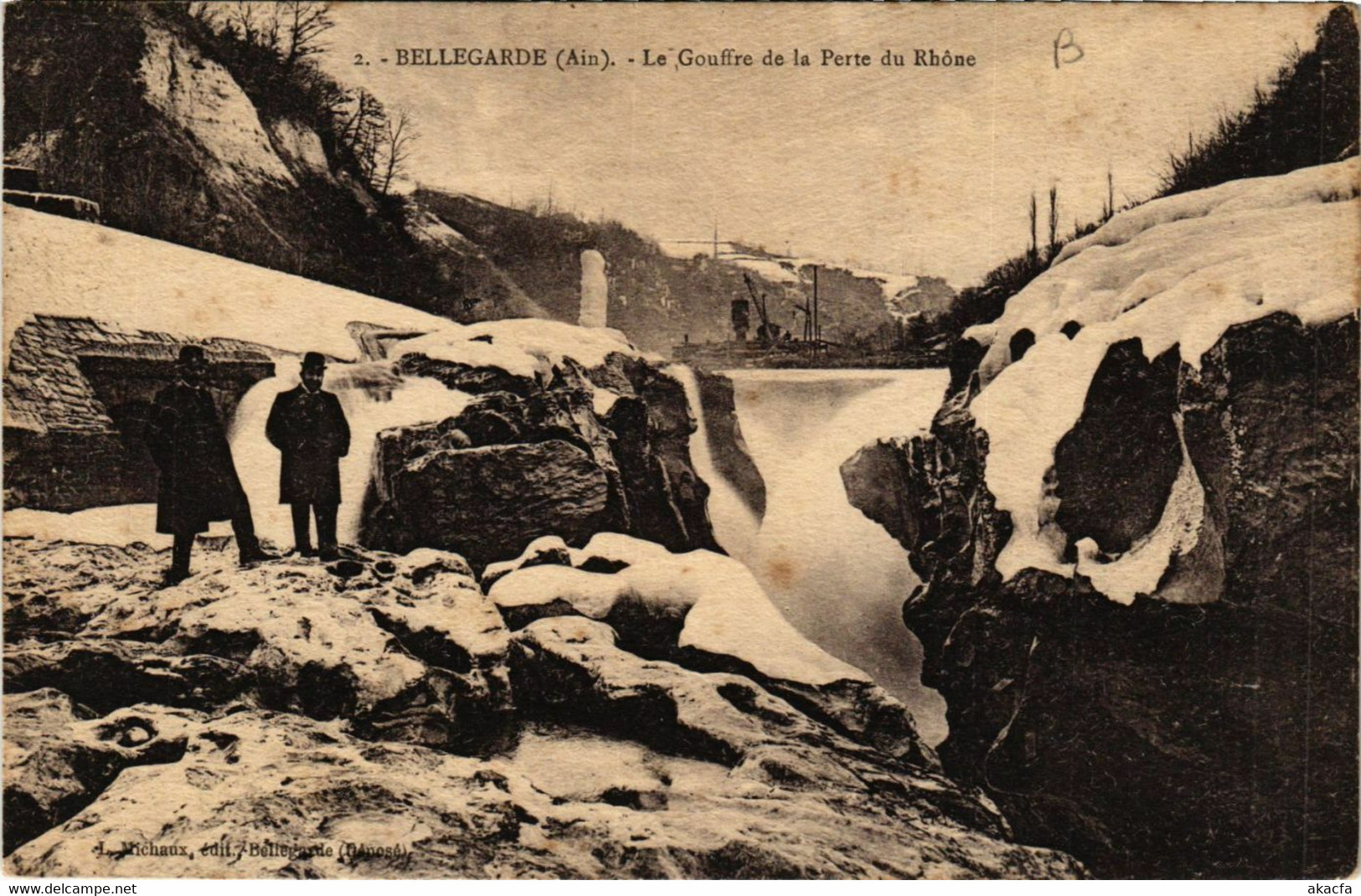 CPA BELLEGARDE Le Gouffre De La Perte Du Rhone (382220) - Bellegarde-sur-Valserine