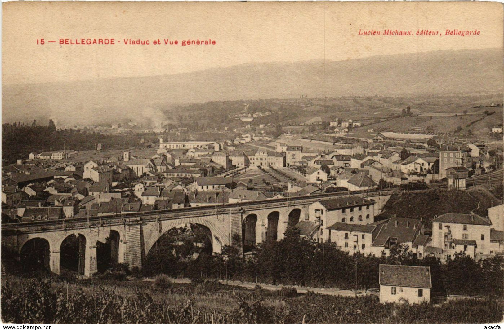 CPA AK BELLEGARDE Viaduc Et Vue Générale (382255) - Bellegarde-sur-Valserine