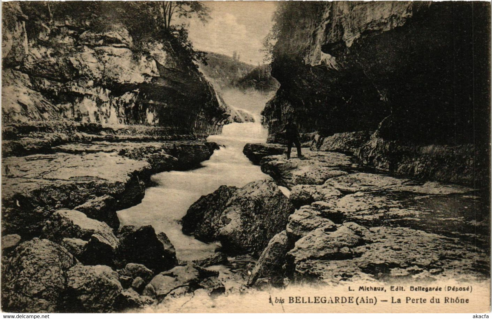 CPA BELLEGARDE La Perte Du Rhone (382425) - Bellegarde-sur-Valserine