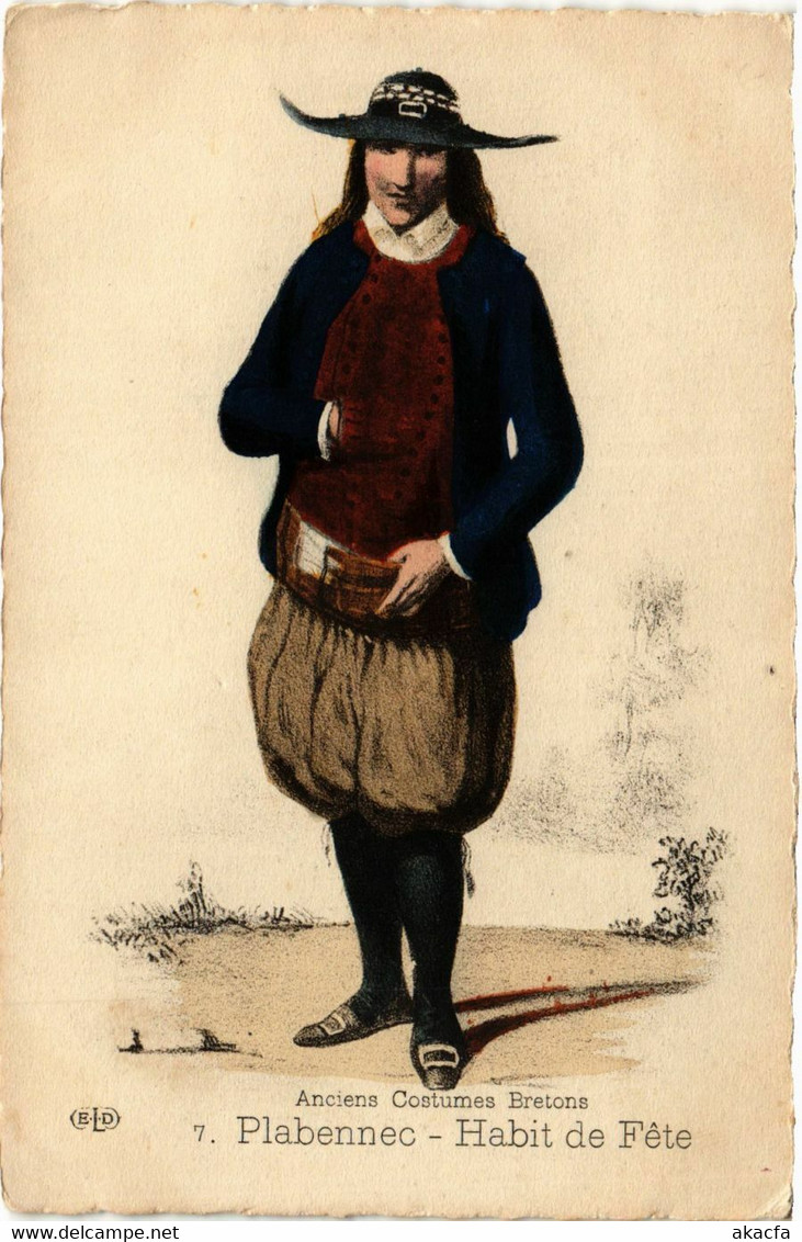 CPA Plabennec - Habit De Fete - Anciens Costumes Bretons (383974) - Kersaint-Plabennec