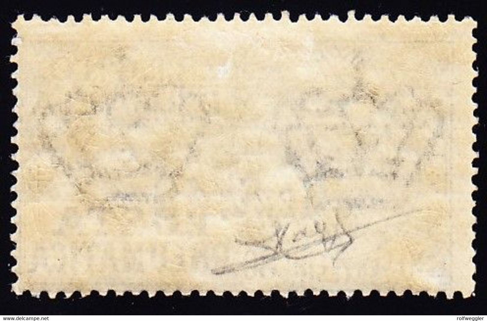 1925 40c über 30c Aufdruck Stark Verschoben. Postfrisch, Signiert Raybaudi. - Pneumatic Mail
