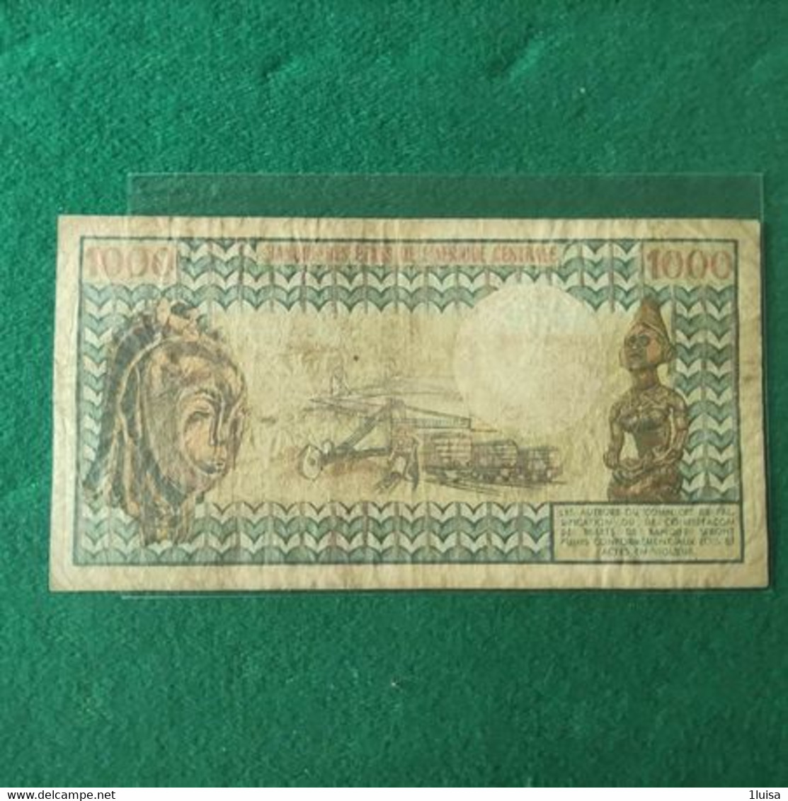 GABON 1000 FRANCS 1974 - Gabun