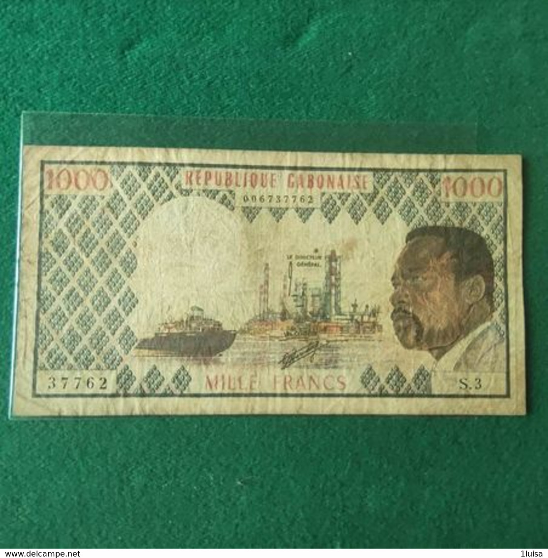 GABON 1000 FRANCS 1974 - Gabun