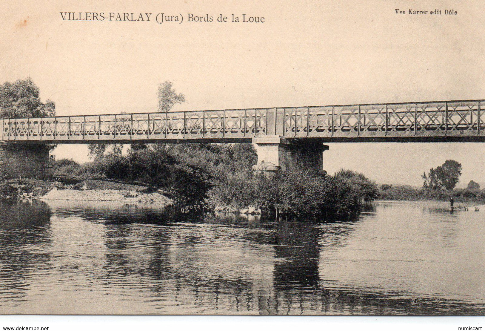 Villers-Farlay Les Bords De La Loue Le Pont - Villers Farlay
