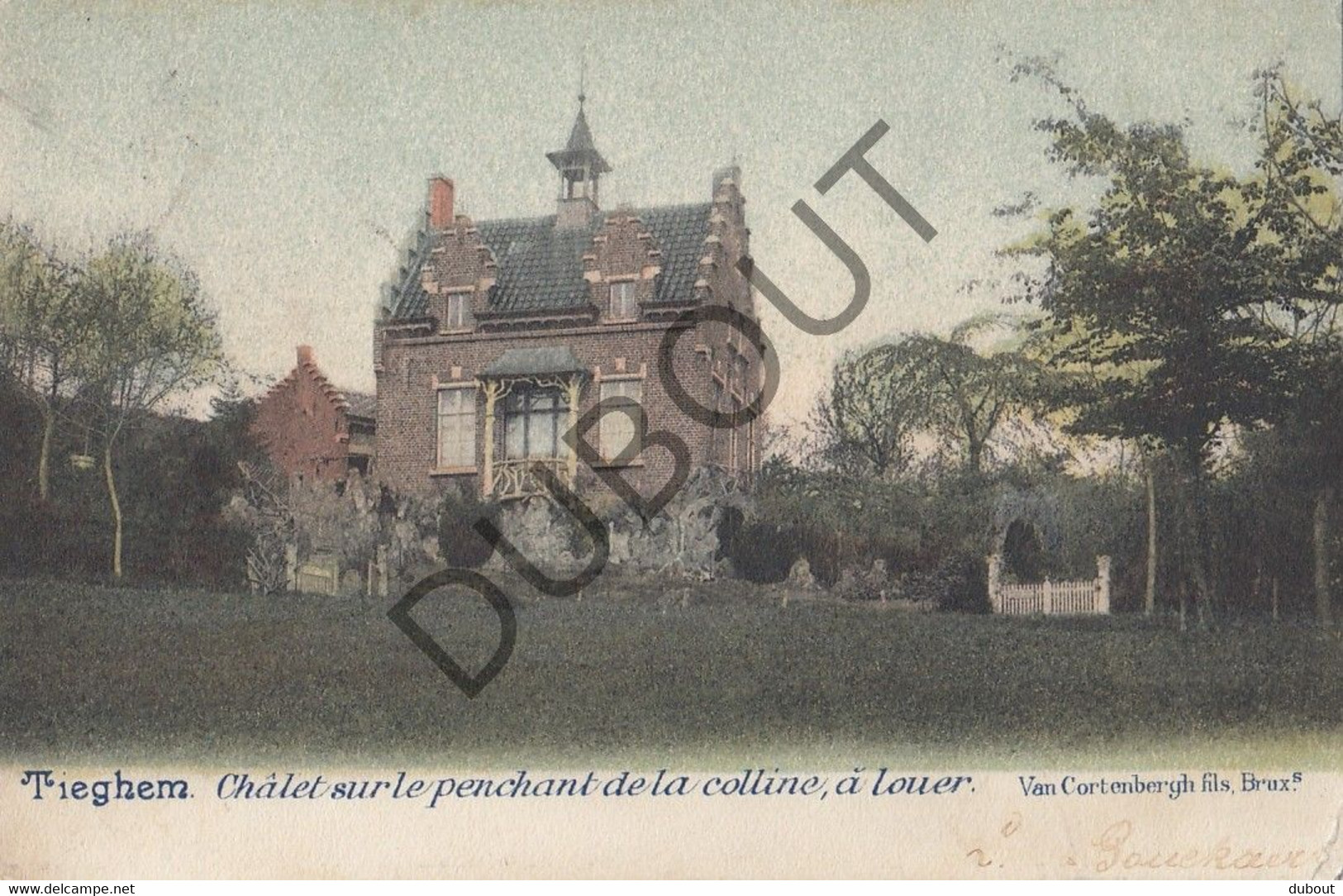 Postkaart-Carte Postale - TIEGEM - Châlet Sur Le Penchant De La Colline (C1317) - Anzegem