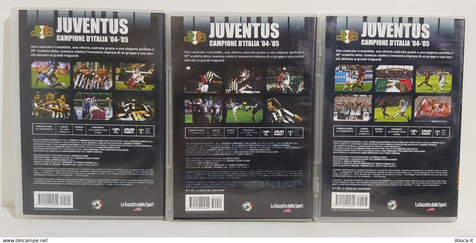 I101806 DVD - 28 Volte Juventus - Campioni D'Italia 2004-2005 (3 DVD) - Deporte