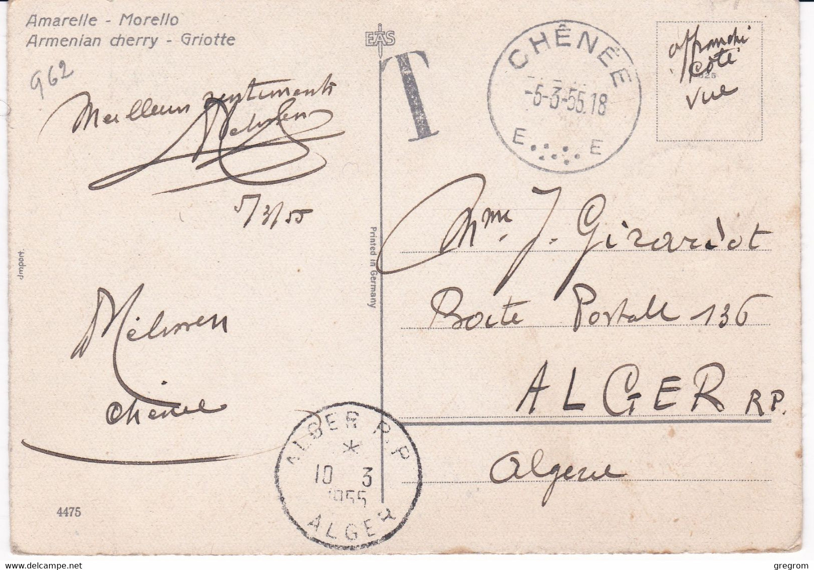 BELGIQUE ( CM ) YT  963  23/04/1955   Maximum Card , 2 Scans - 1951-1960