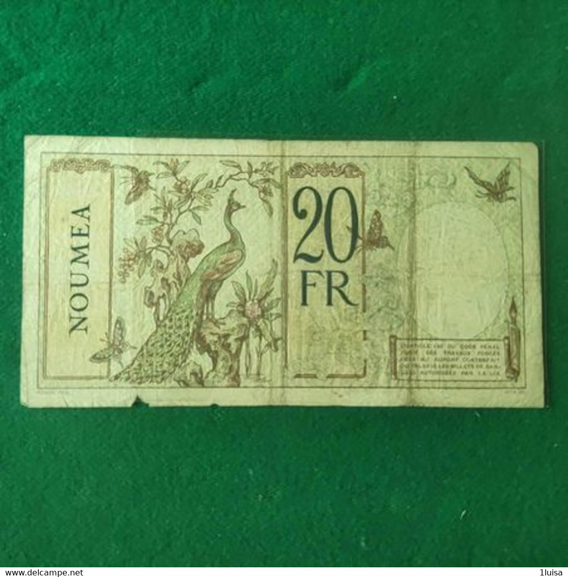 INDOCINA 20 FRANCS 1926 - Indochina