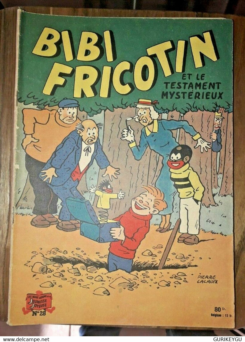 Complet 48 Pages .  Ouverture  En Bas De La Tranche 1,5 Cm , Petites Ouvertures Sur Le Bord De La Couverture  ..manque 3 - Bibi Fricotin