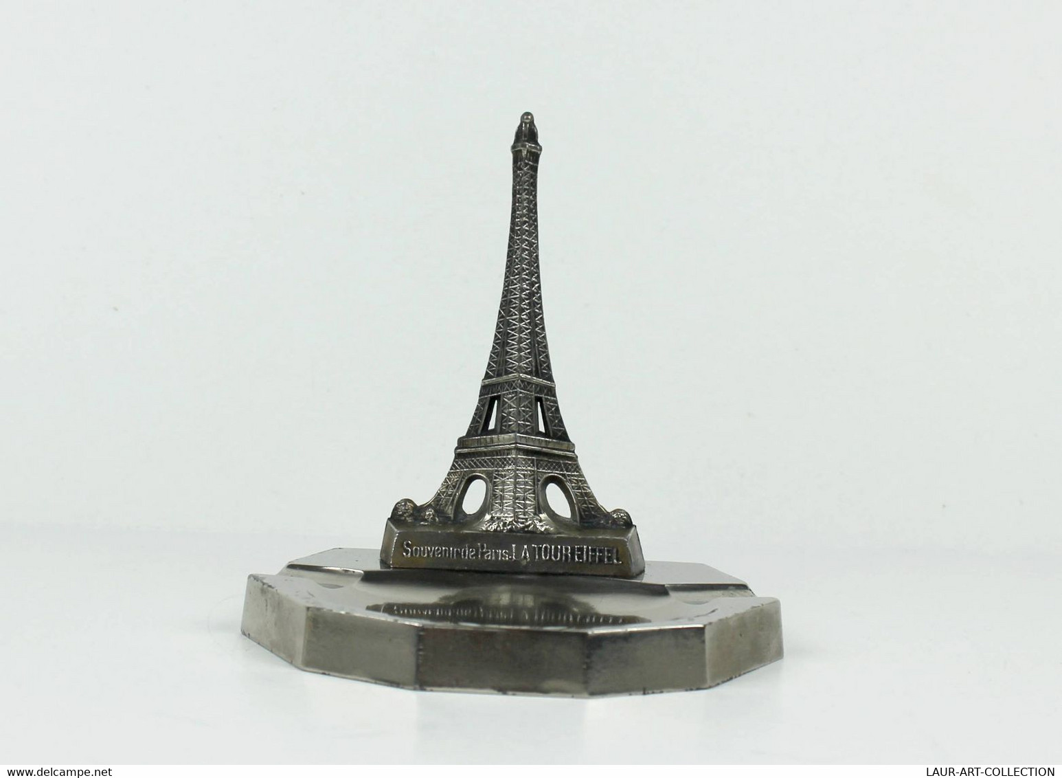 CENDRIER ORFEAR - CHROMÉ & REGULE - PARIS TOUR EIFFEL - ART DECO  MADE IN FRANCE        (0507.22) - Andere & Zonder Classificatie