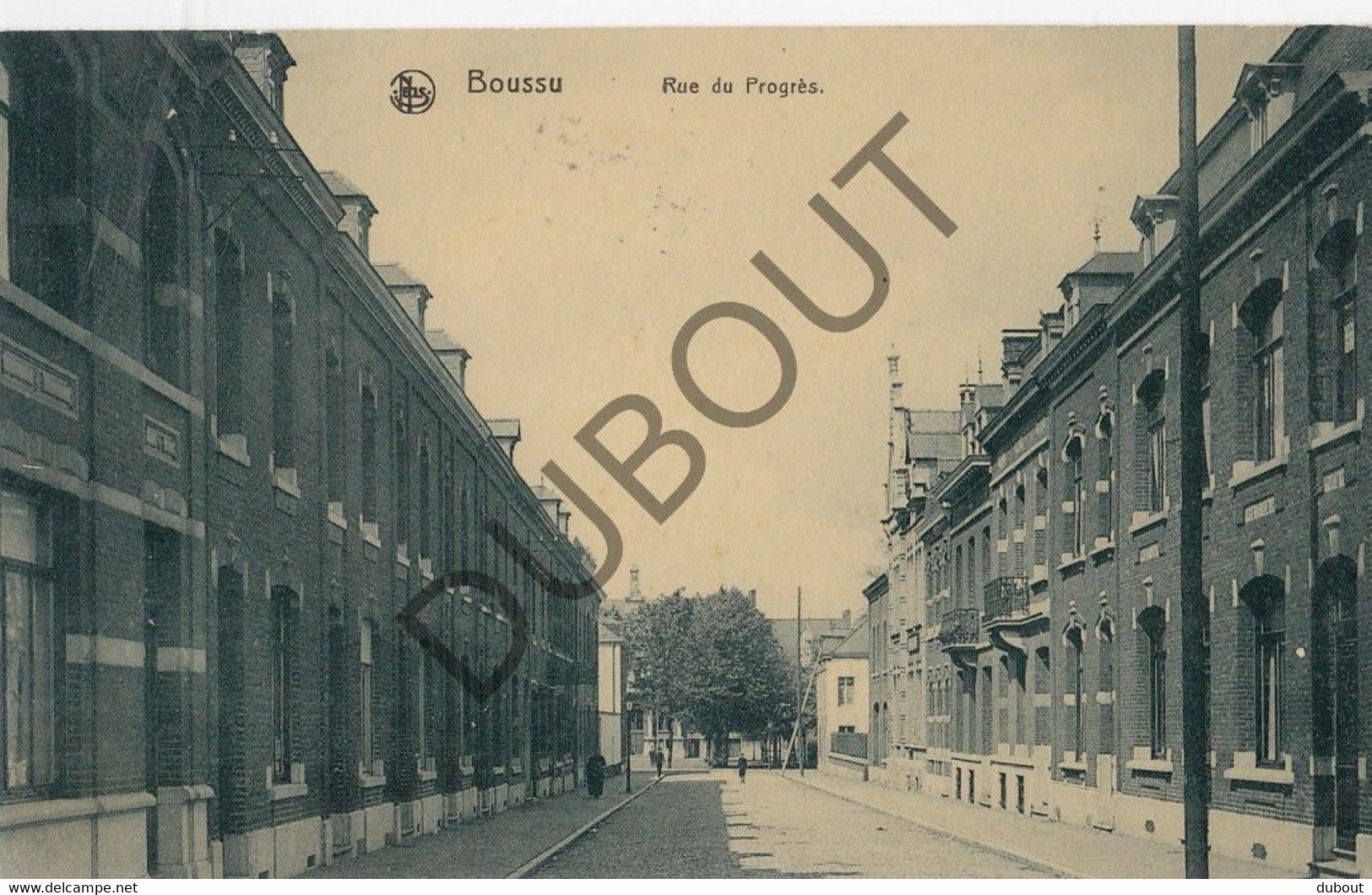 Postkaart-Carte Postale - BOUSSU - Rue Du Progrès (C1403) - Boussu