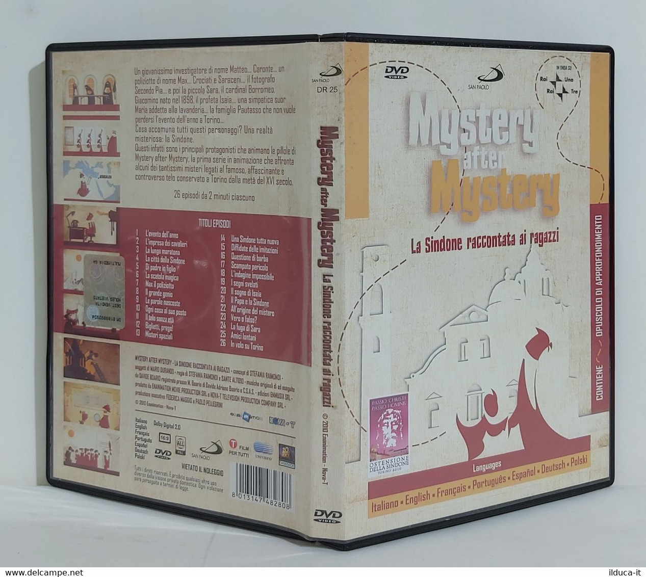 I101828 DVD - Mystery After Mystery - La Sindone Raccontata Ai Ragazzi - Documentari
