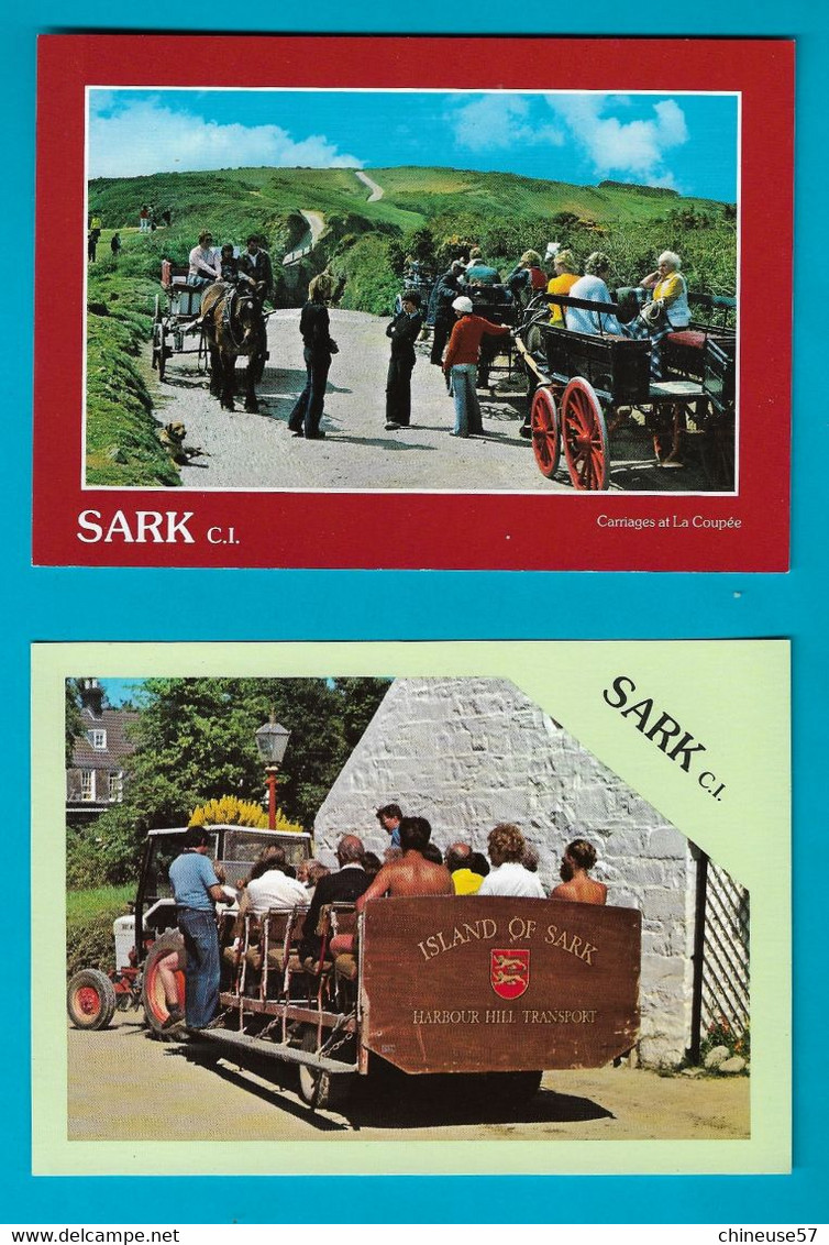 Sark Carriages At La Coupée - Harbour Hill Transport - Sark