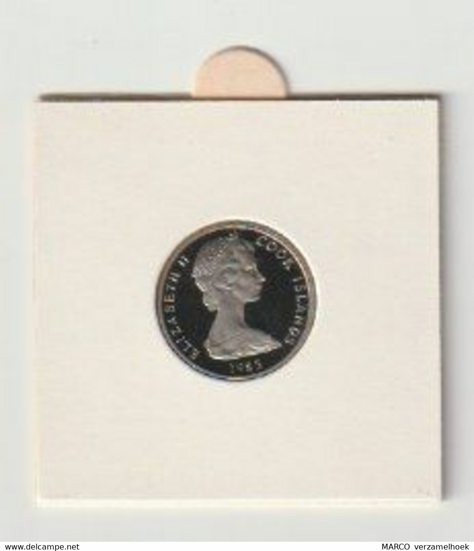 5 Cent Cook Islands Queen Elizabeth II 1983 Proof - Cookinseln