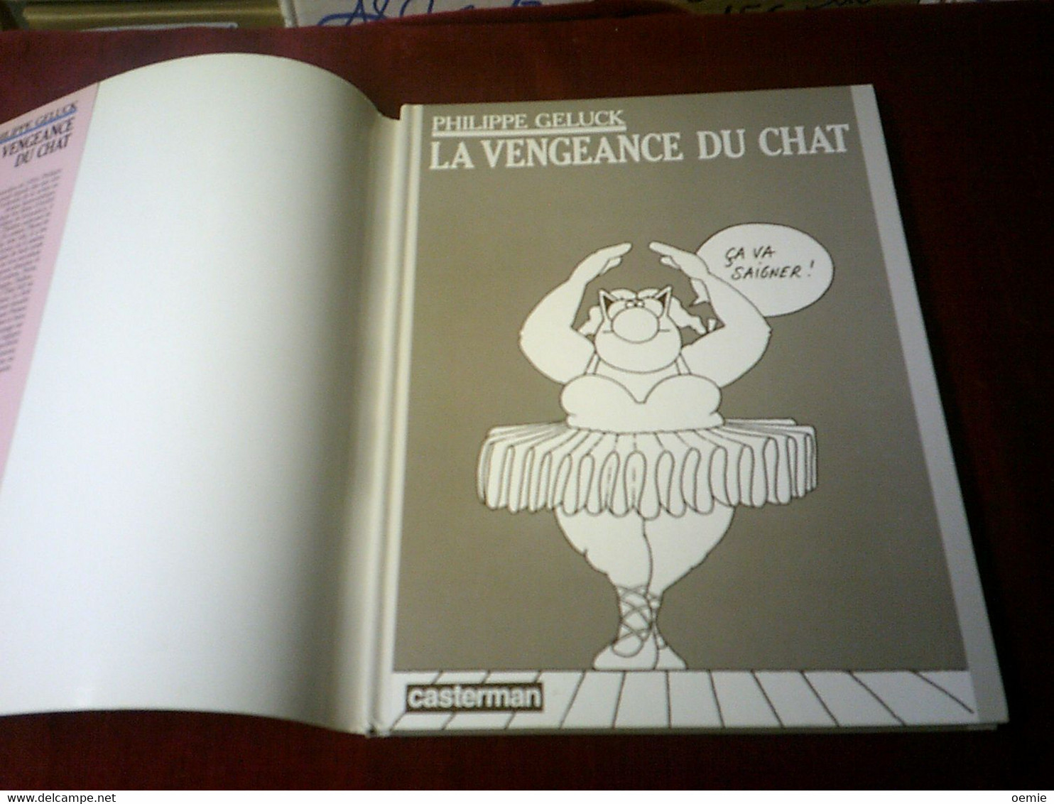 PHILIPPE  GELUCK  / LA VENGEANCE DU CHAT   //  CASTERMAM  1988 - Geluck