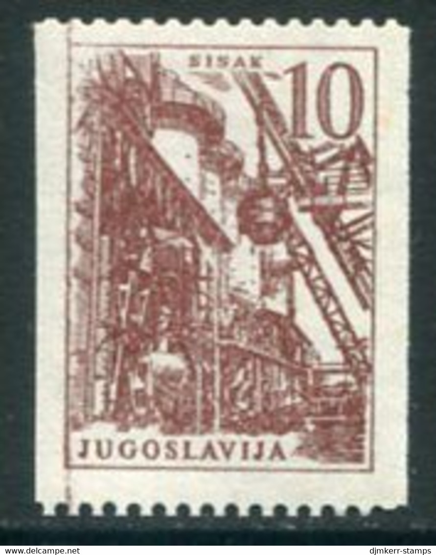 YUGOSLAVIA 1961 Definitive 10 D. Coil Stamps MNH / **.  Michel 941 - Unused Stamps
